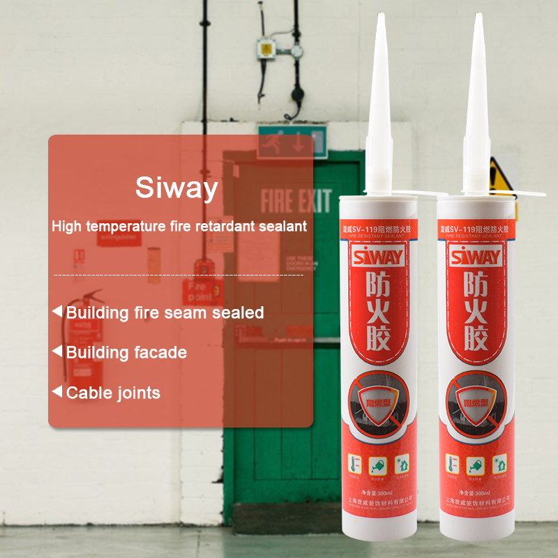SV119 Fire Protection Fire Seal Silicone is a high quality silicone sealant which resists the passage of fire and smoke in linear gap joints for up to 4 hours. It will not slump in joints up to 25mm wide and is suitable for internal and external use in both horizontal and vertical joints orientations.