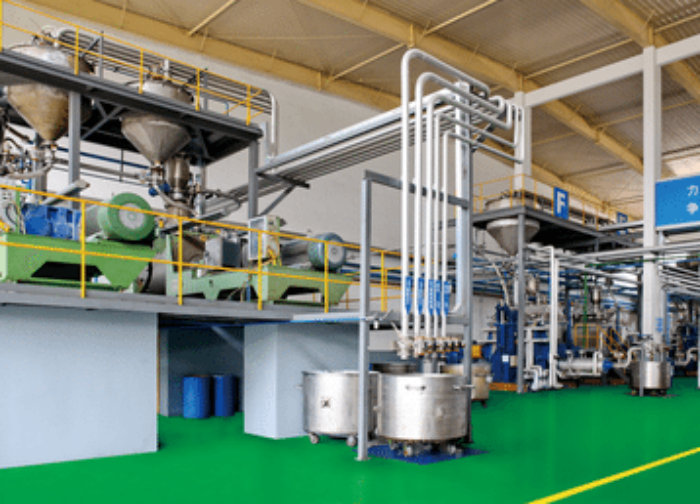 Closed system of sealant mixing line