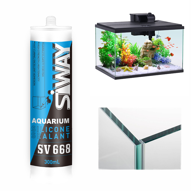 SIWAY® 668 Aquarium Silicone Sealant is one- component, moisture curing acetic silicone sealant. It cures fast to form a permanently flexible, waterproof and weather resistant silicone rubber.