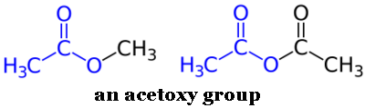 pangkat ng acetoxy