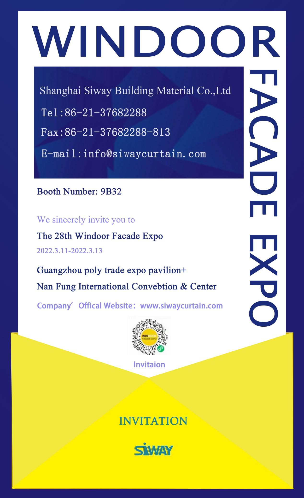 1995 ರಿಂದ, Windoor Facade Expo 5 ಶತಕೋಟಿ f (1) ಗಿಂತ ಹೆಚ್ಚಿನ ವಾರ್ಷಿಕ ಮಾರಾಟದೊಂದಿಗೆ Jianmei, Fenglu, Xingfa ಮತ್ತು ಇತರ ಉದ್ಯಮಗಳ ಜೊತೆಯಲ್ಲಿದೆ.