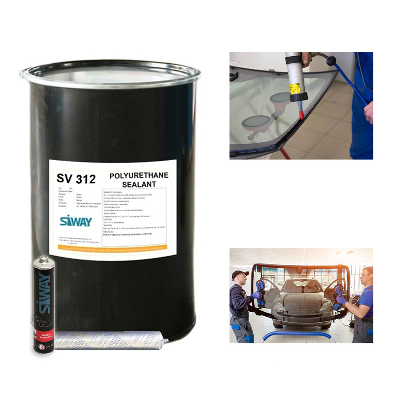 environmentally friendly polyurethane glass bonding sealant is a one-component moisture-curing polyurethane bonding adhesive with low VOC Volatile, good sealing performance and cohesion, no damage to the adhered substrate Corrosion-free, no pollution to the environment, with metal, Good adhesion to various substrates such as glass.