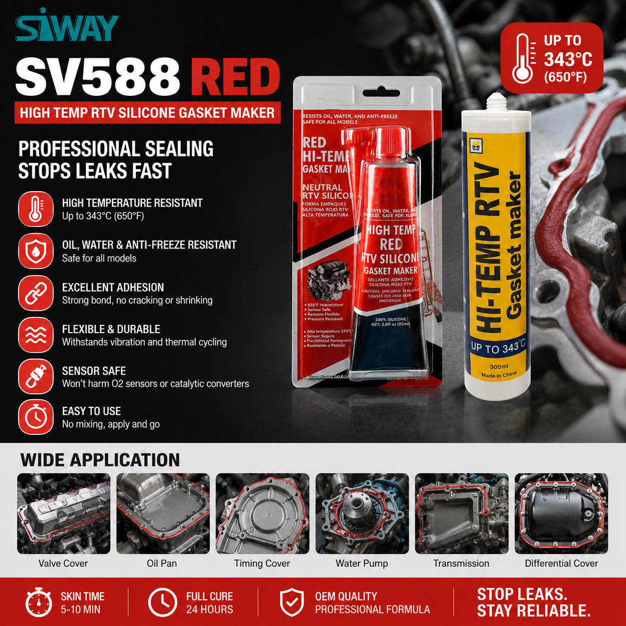 https://www.siwaysealants.com/rtv-adhesive-gasket-maker-clear-silicone-engine-sealant-for-automotive-product/