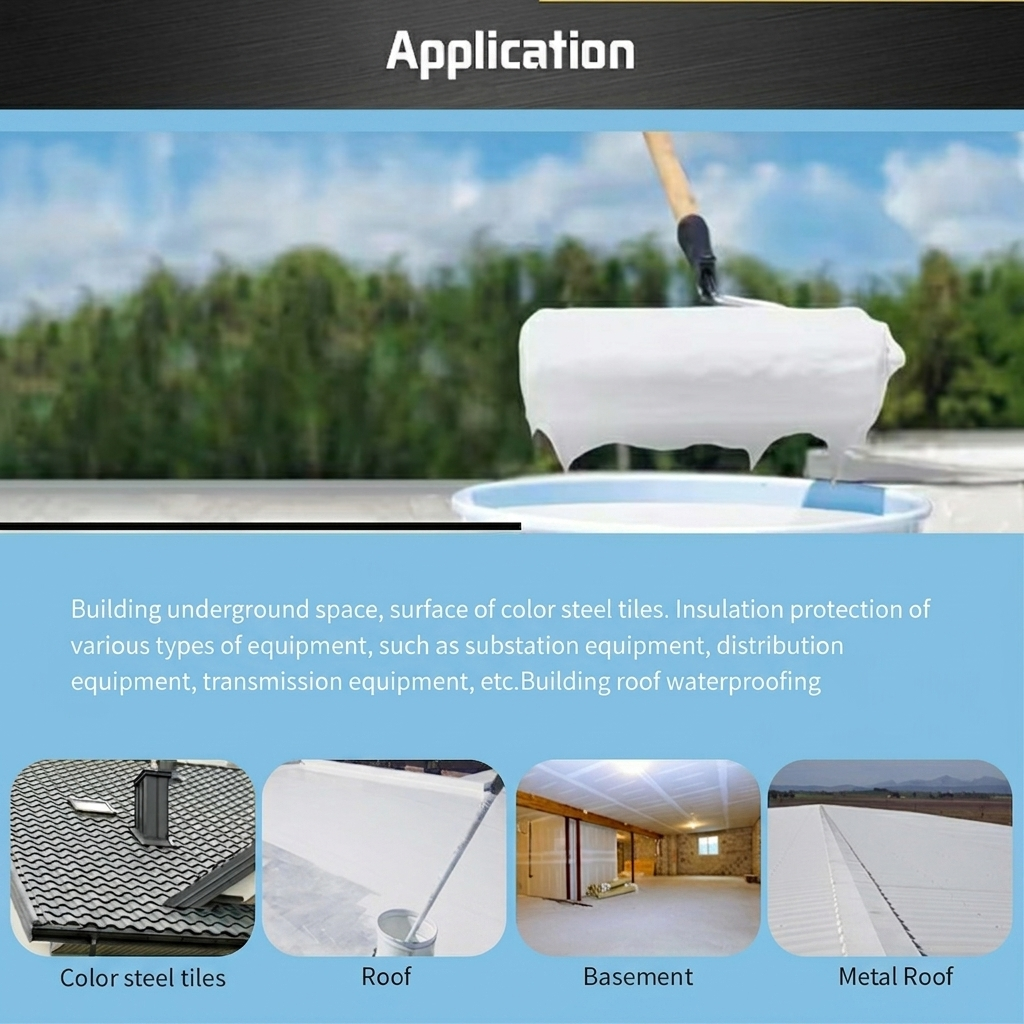 silicone waterproof coating application