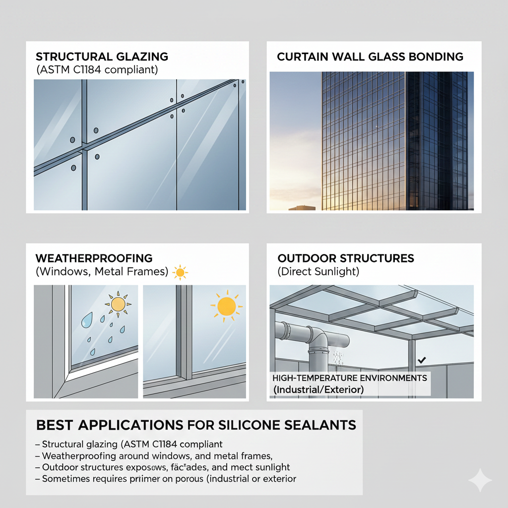 Best Applications for Silicone Sealants