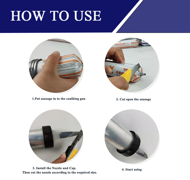 How to using sealant