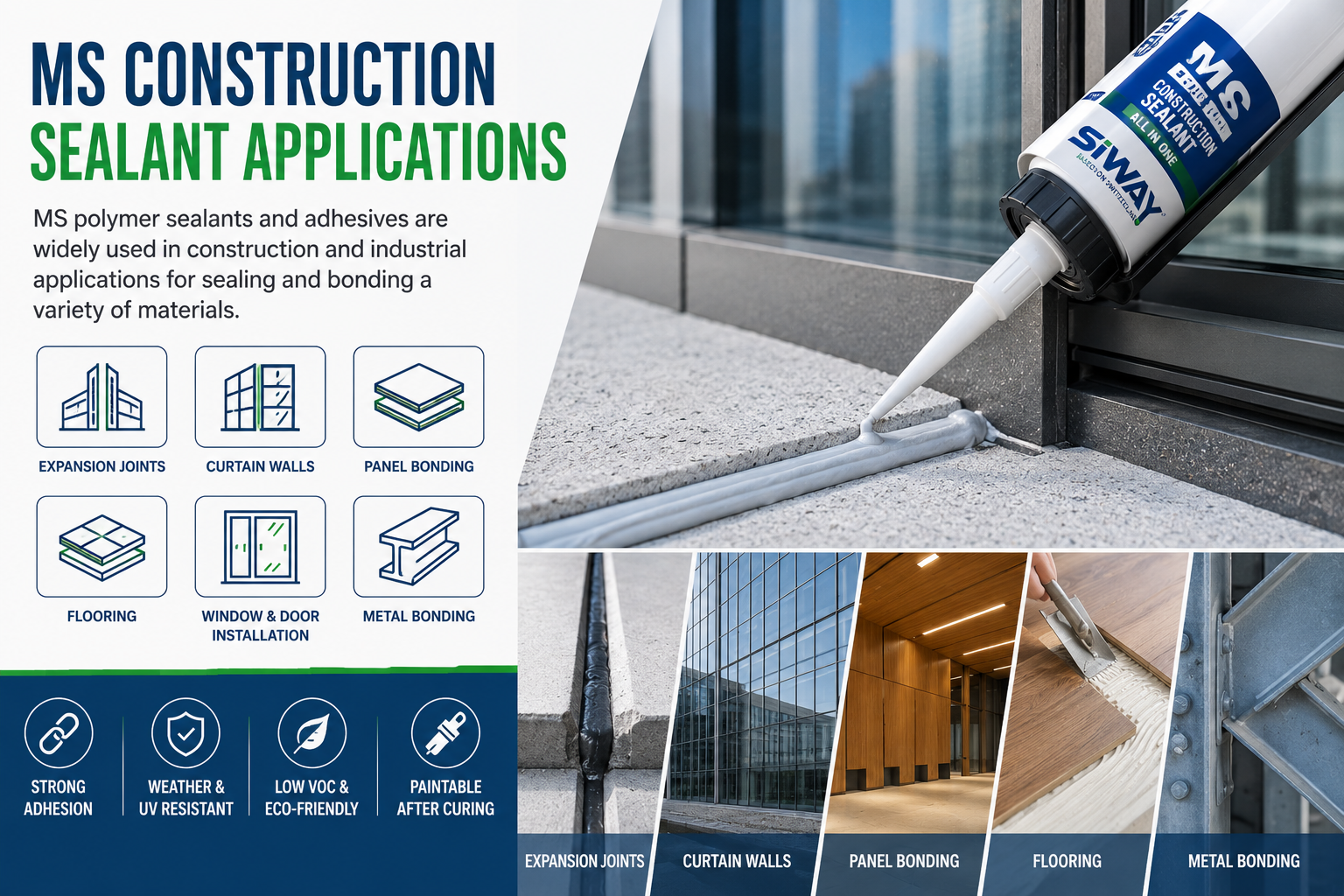 MS Construction Sealant Applications