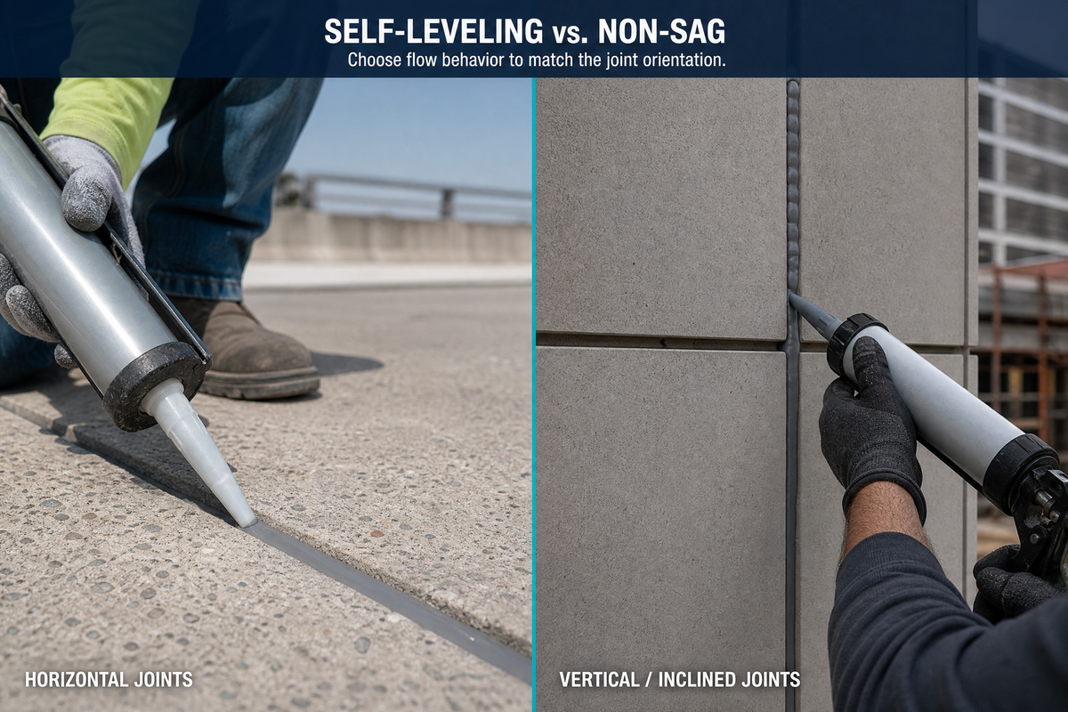self-leveling-vs-non-sag-polyurethane-sealant