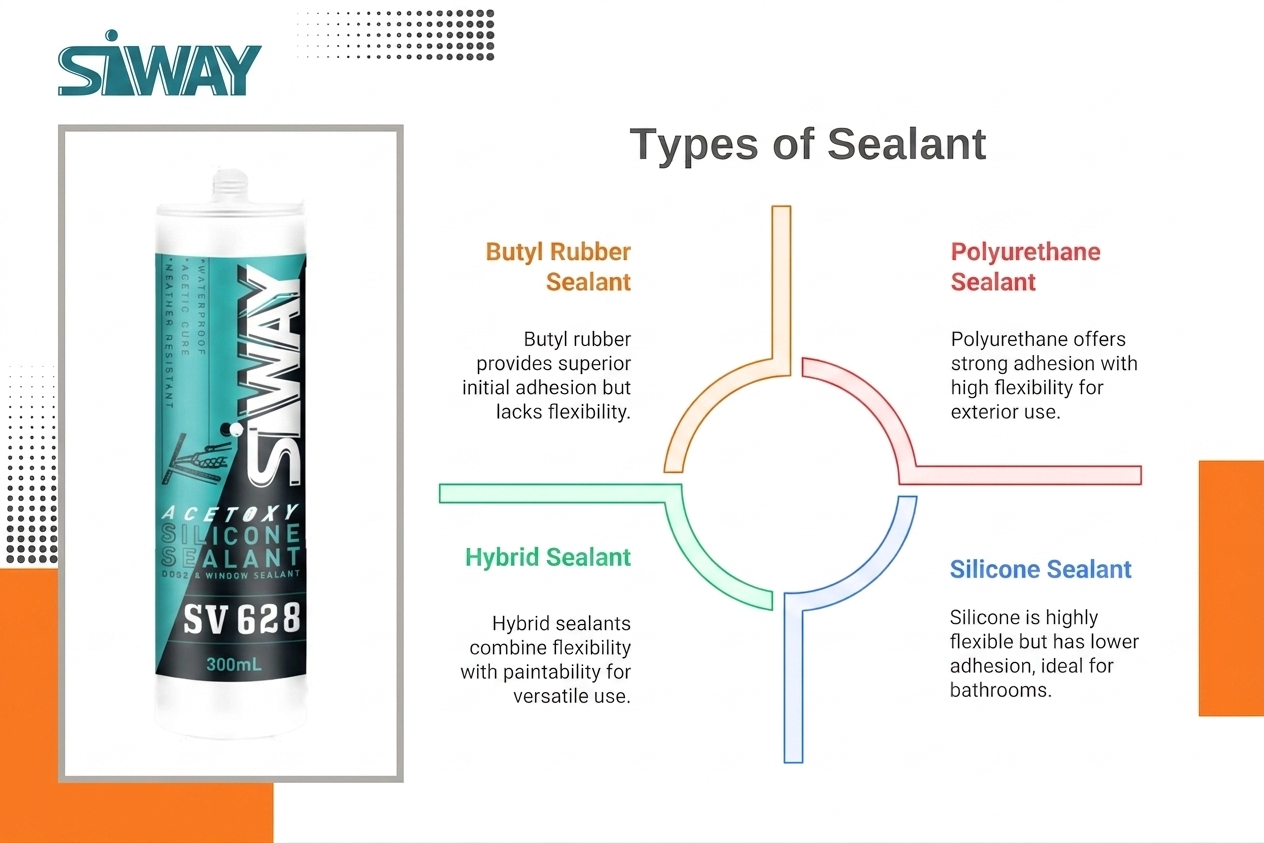 types of sealant